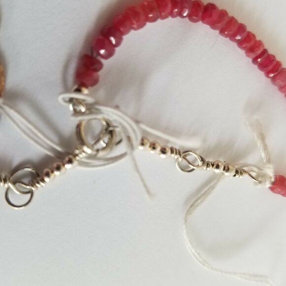 Ruby Wrap Necklace or Wrap Bracelet NEW $120 Tags Fashion Statement Jewelry Red - Picture 9 of 10